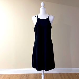 Asymmetric-Back Short Dress